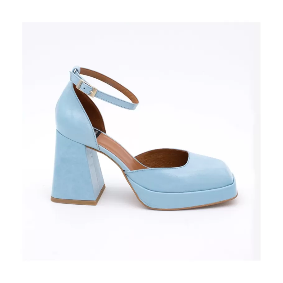 Heeled Shoes<Ángel Alarcón Anna - Shiny Leather Platform & Heeled Ankle Strap D Orsay