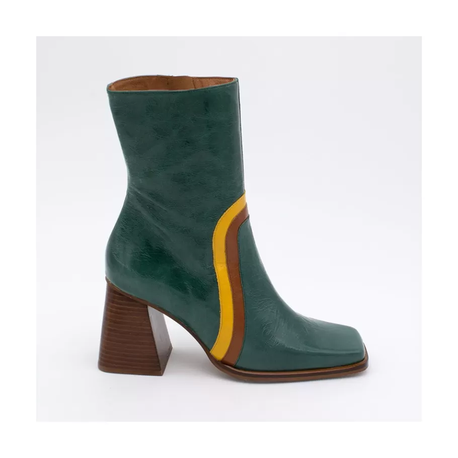 Heeled Shoes<Ángel Alarcón Celine - Leather Heeled Booties