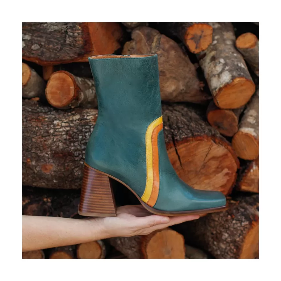 Heeled Shoes<Ángel Alarcón Celine - Leather Heeled Booties
