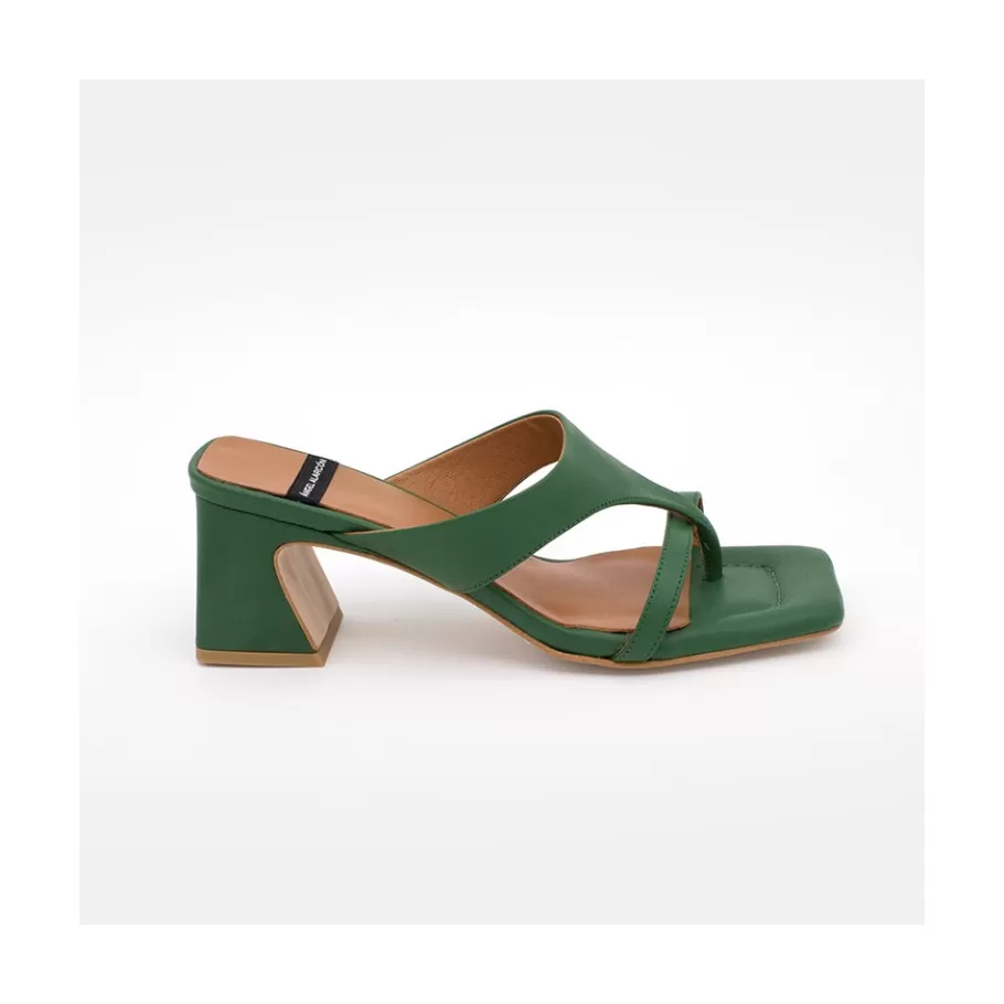 Sandals<Ángel Alarcón Claudine - Leather Low Heel Sandal