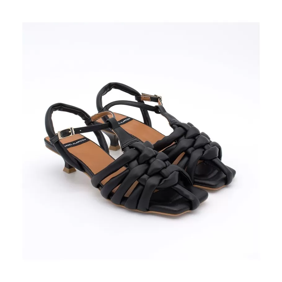 Sandals<Ángel Alarcón Donna - Low Heel Strappy Sandals