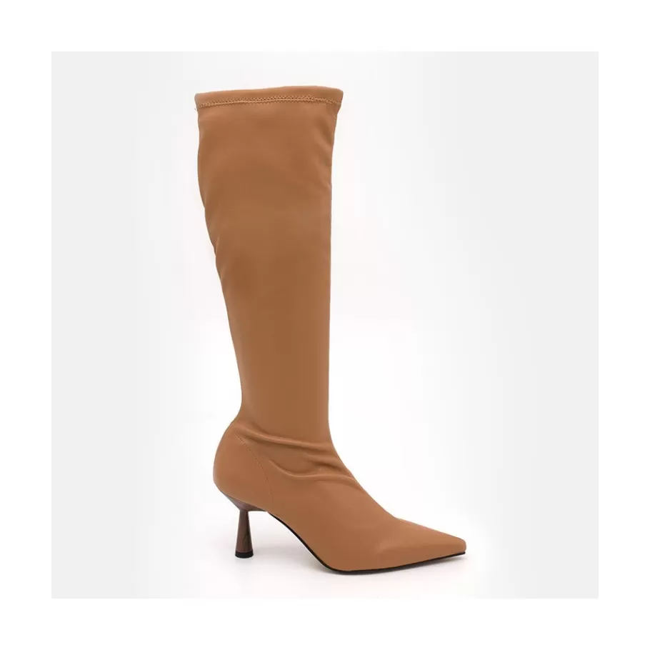 Heeled Shoes<Ángel Alarcón Fancy - Strech Pointed Toe High Heel Boots
