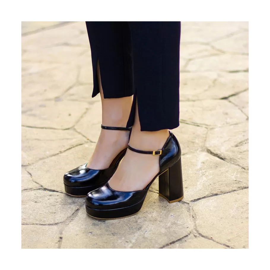 Heeled Shoes<Ángel Alarcón Gloria - D Orsay Platform With Block Heel