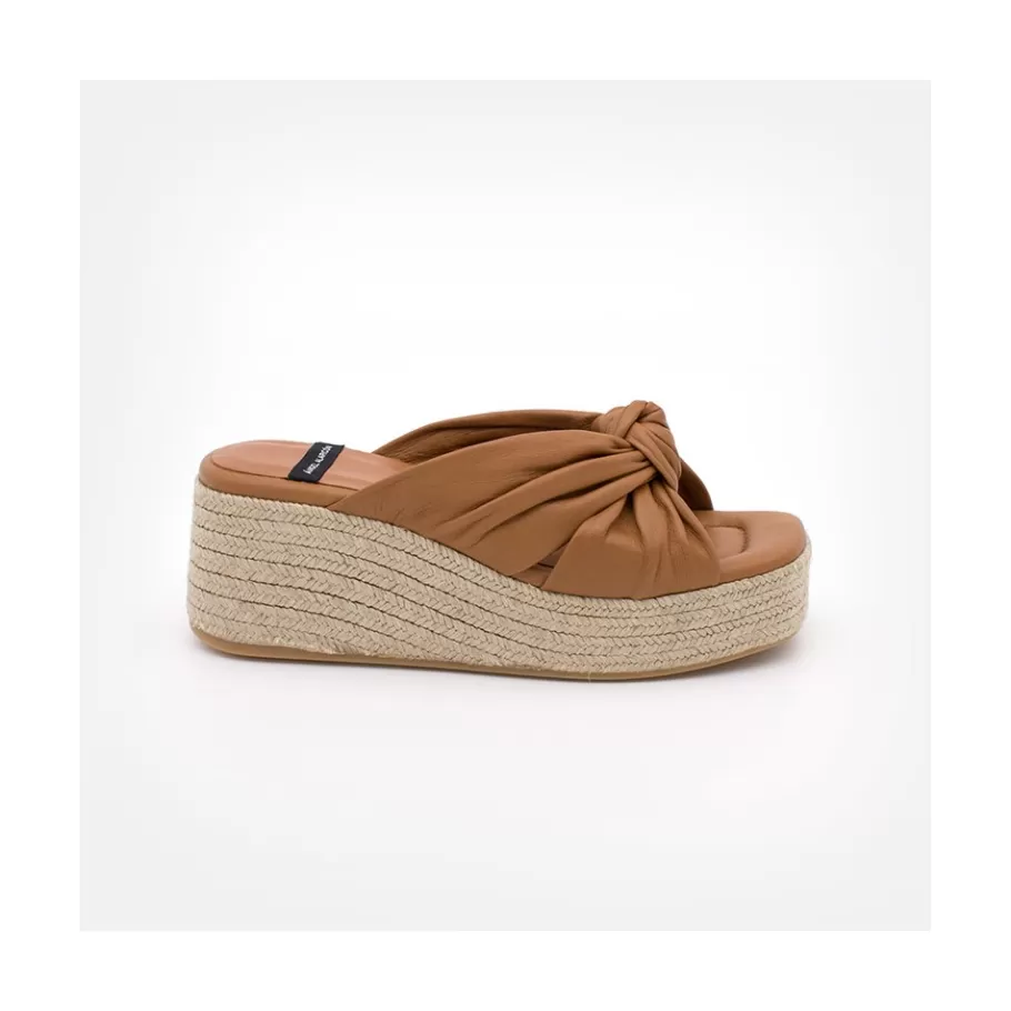 Sandals<Ángel Alarcón Hardy - Leather Wedge Mule