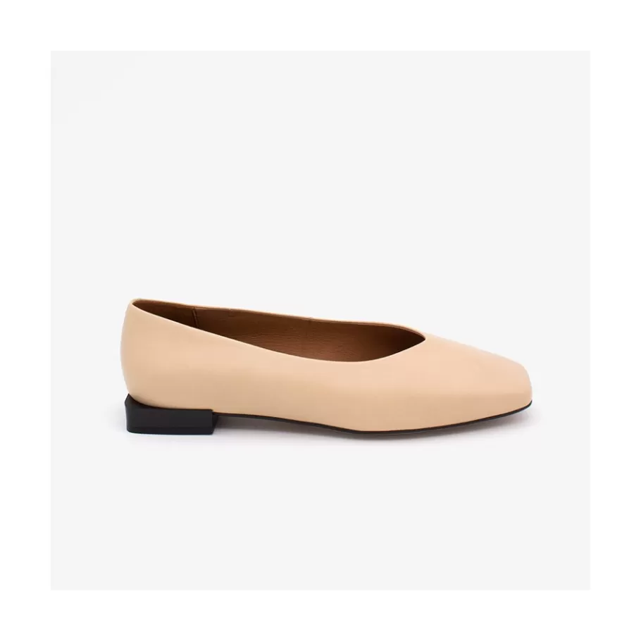 Ballerinas<Ángel Alarcón Hebe - Leather Square Toe Flat