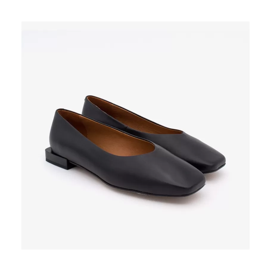 Ballerinas<Ángel Alarcón Hebe - Leather Square Toe Flat