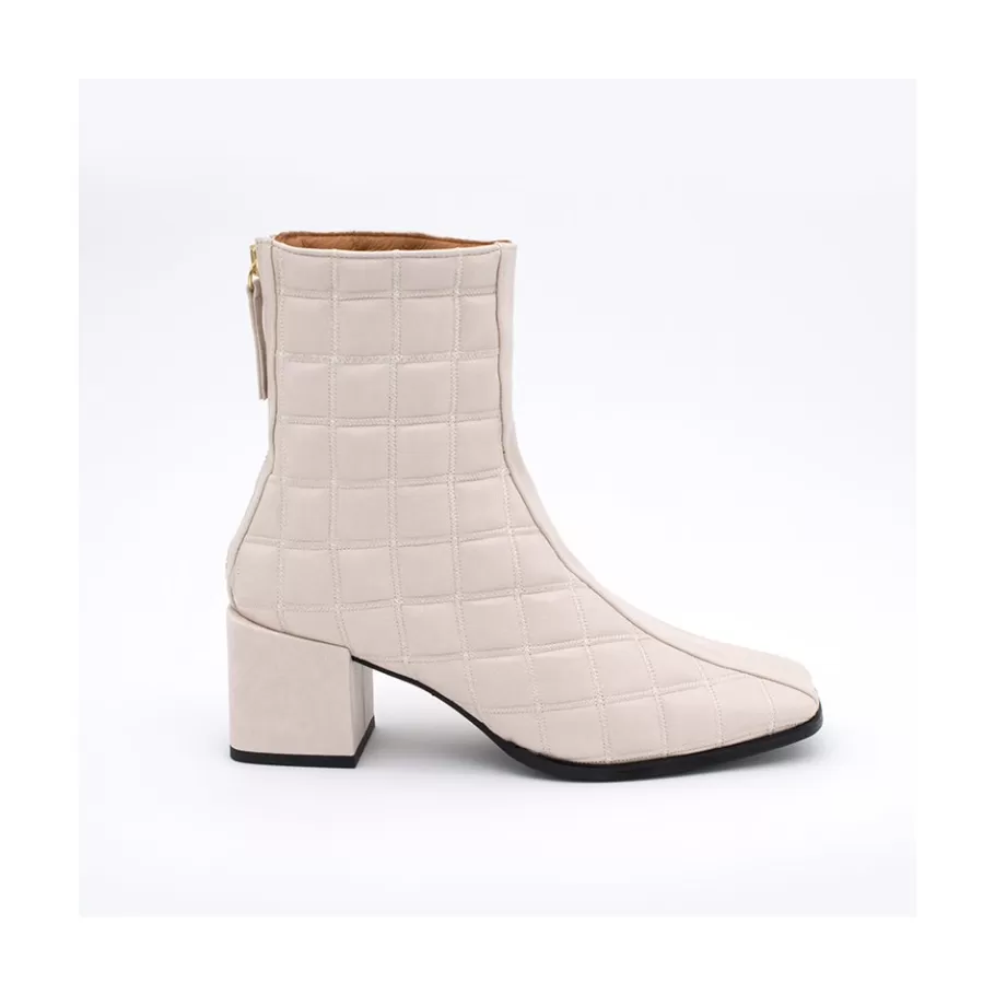 Last Units<Ángel Alarcón Hegen - Foamed Leather Ankel Boots