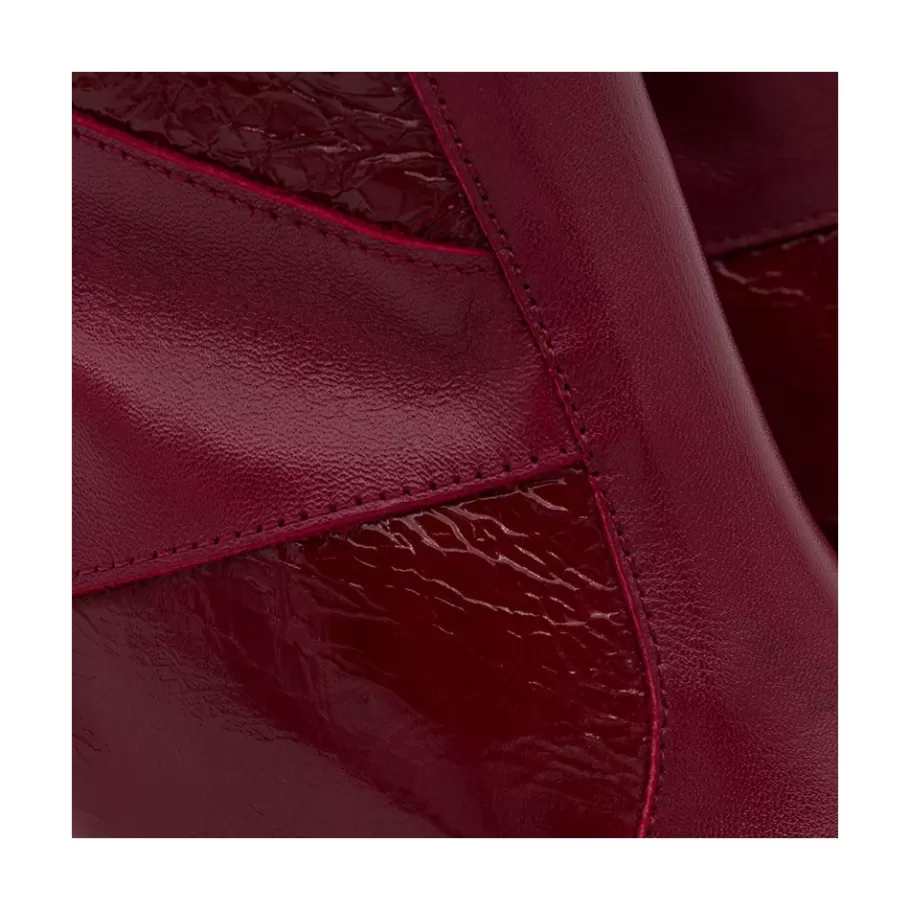 Last Units<Ángel Alarcón Ingrid - Leather Ankle Boots With Wood Block Heel & Platform