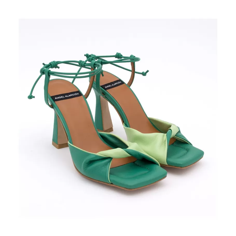 Sandals<Ángel Alarcón Karyn - Leather High Heel Sandals With Padded Insole