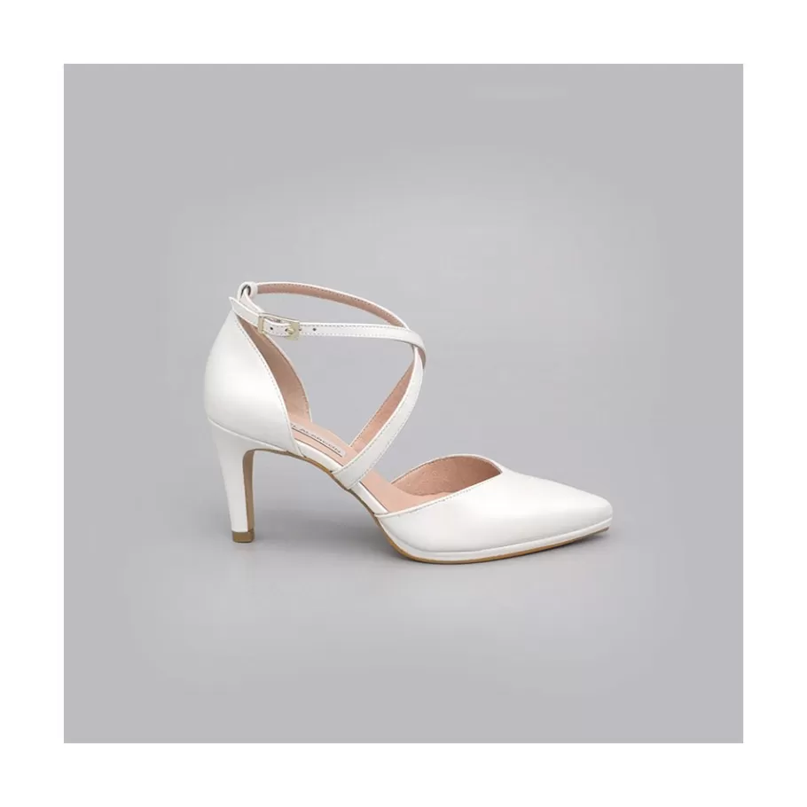 Last Units<Ángel Alarcón Liliam - Comfortable, Medium Heel And Low Platform Wedding Shoes