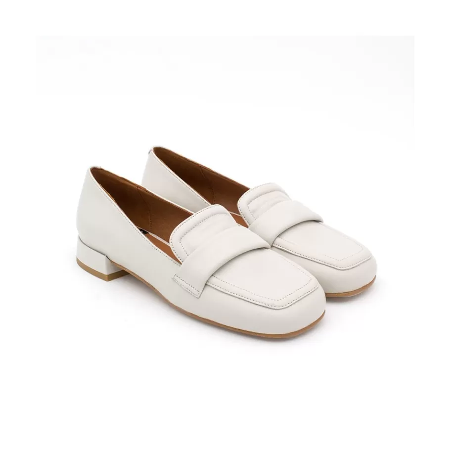 Ballerinas<Ángel Alarcón Lisa - Leather Rounded Toe Leather Woman Mocassin