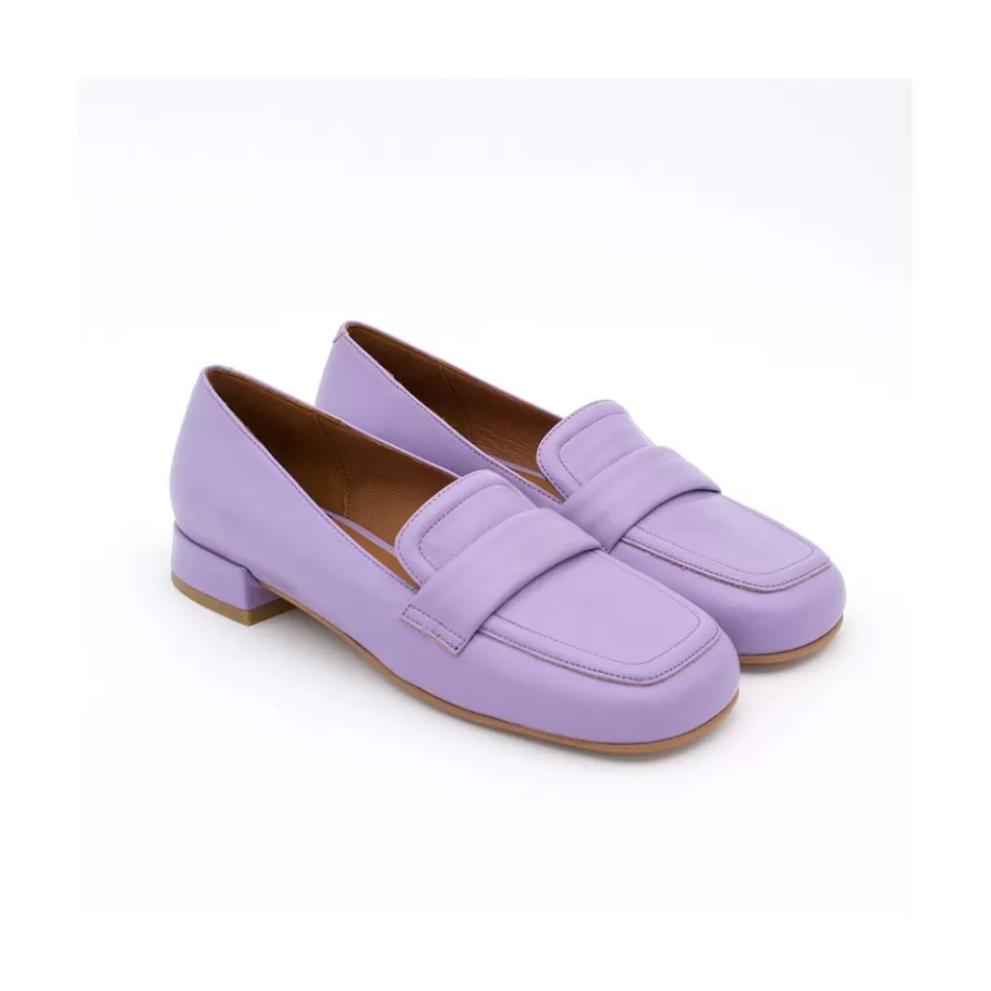 Ballerinas<Ángel Alarcón Lisa - Leather Rounded Toe Leather Woman Mocassin
