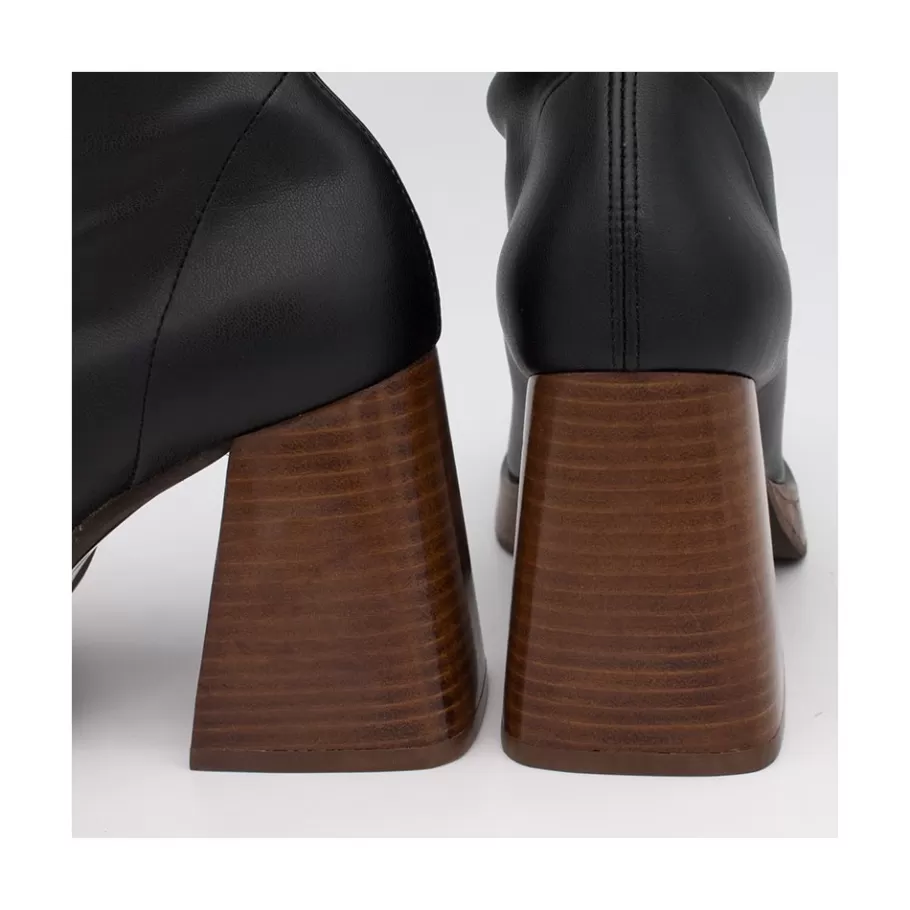 Boots And Booties<Ángel Alarcón Managua - Elastic Sock-Type Boots With High Geometric Heels
