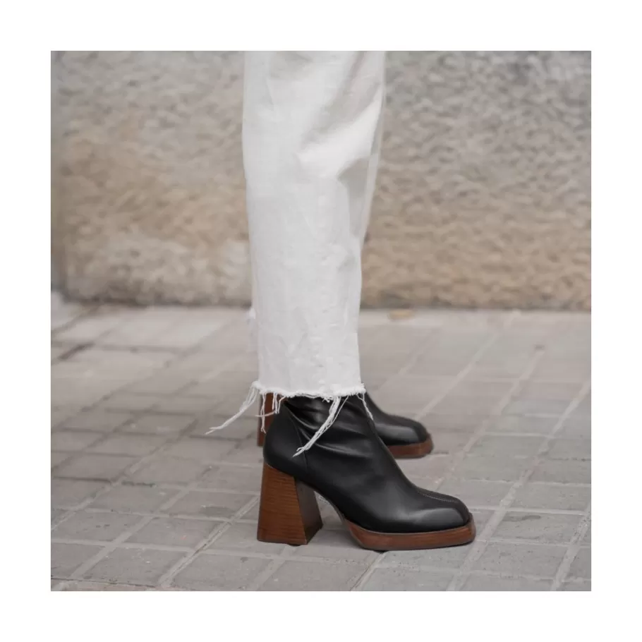 Boots And Booties<Ángel Alarcón Managua - Elastic Sock-Type Boots With High Geometric Heels