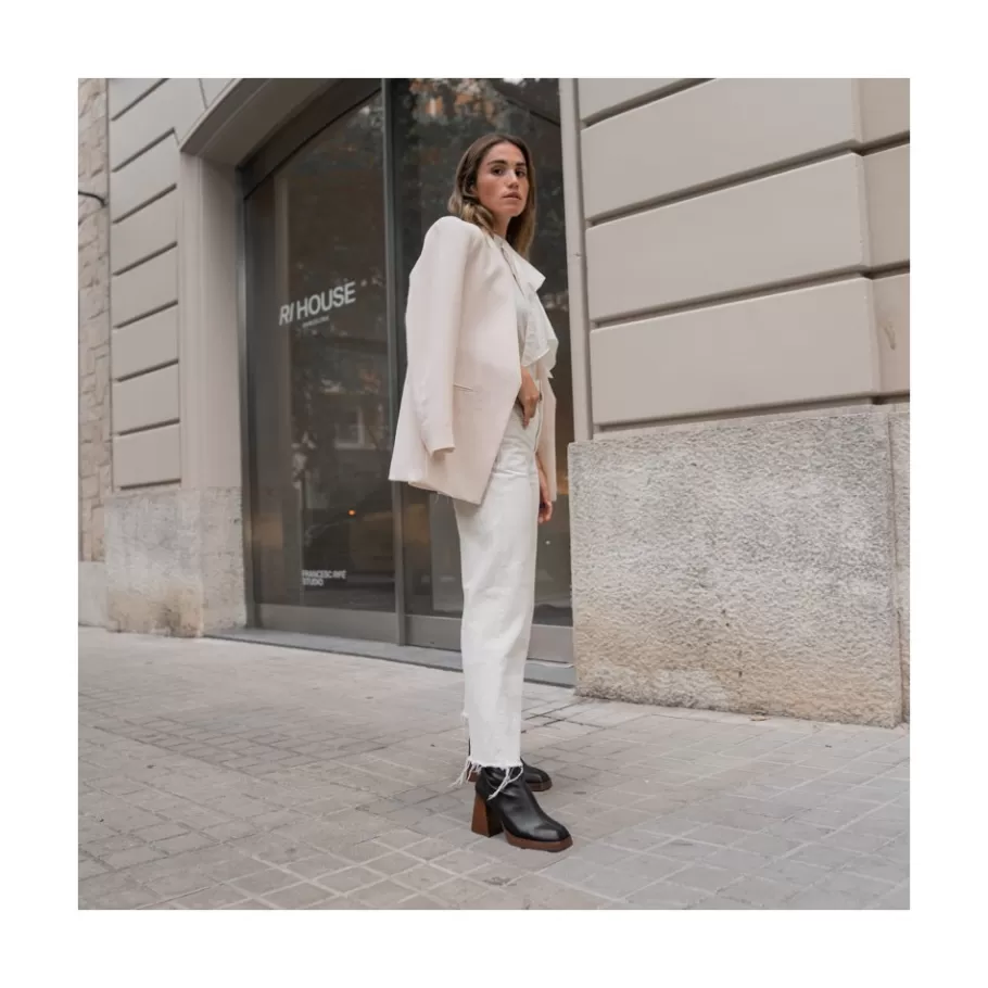 Boots And Booties<Ángel Alarcón Managua - Elastic Sock-Type Boots With High Geometric Heels