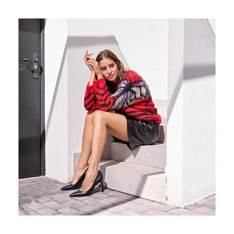 Heeled Shoes<Ángel Alarcón Mariah - Leather Pointed Toe Stiletto