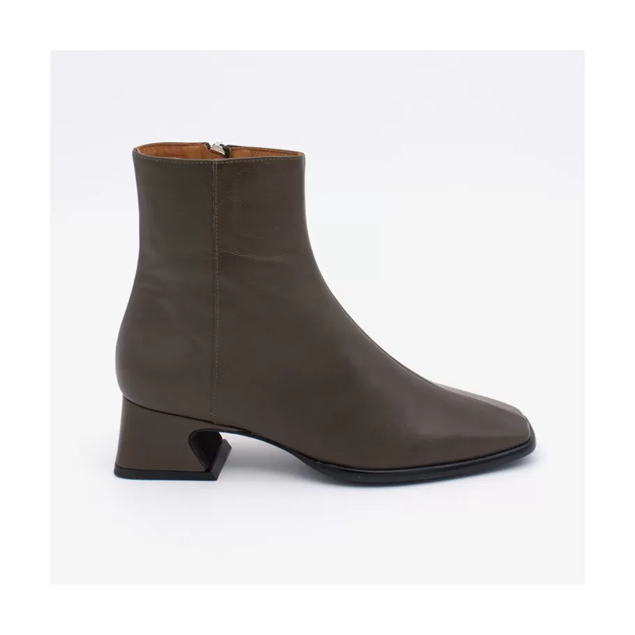 Boots And Booties<Ángel Alarcón Masha - Comfortable Leather Woman Booties With Low Heel