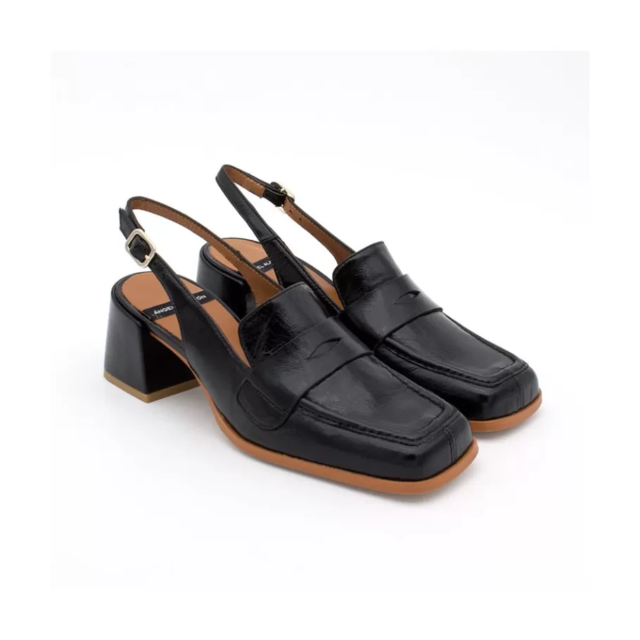 Last Units<Ángel Alarcón Melanie - Slingback Leather Woman Mocassin