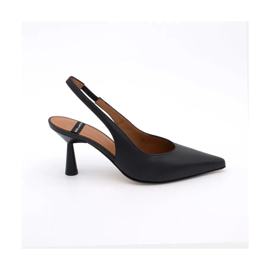 Heeled Shoes<Ángel Alarcón Monicamin - Leather High Heel Slingback Stilleto