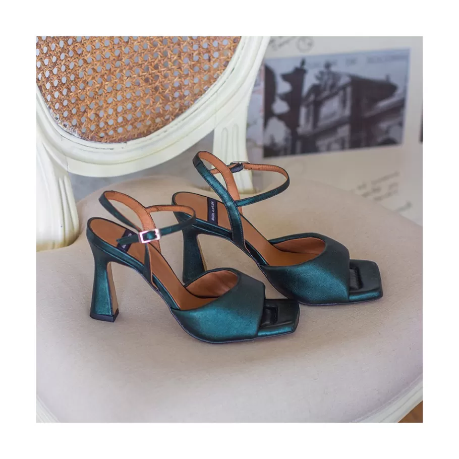 Metallized Shoes<Ángel Alarcón Nicole - Heeled Women S Sandals