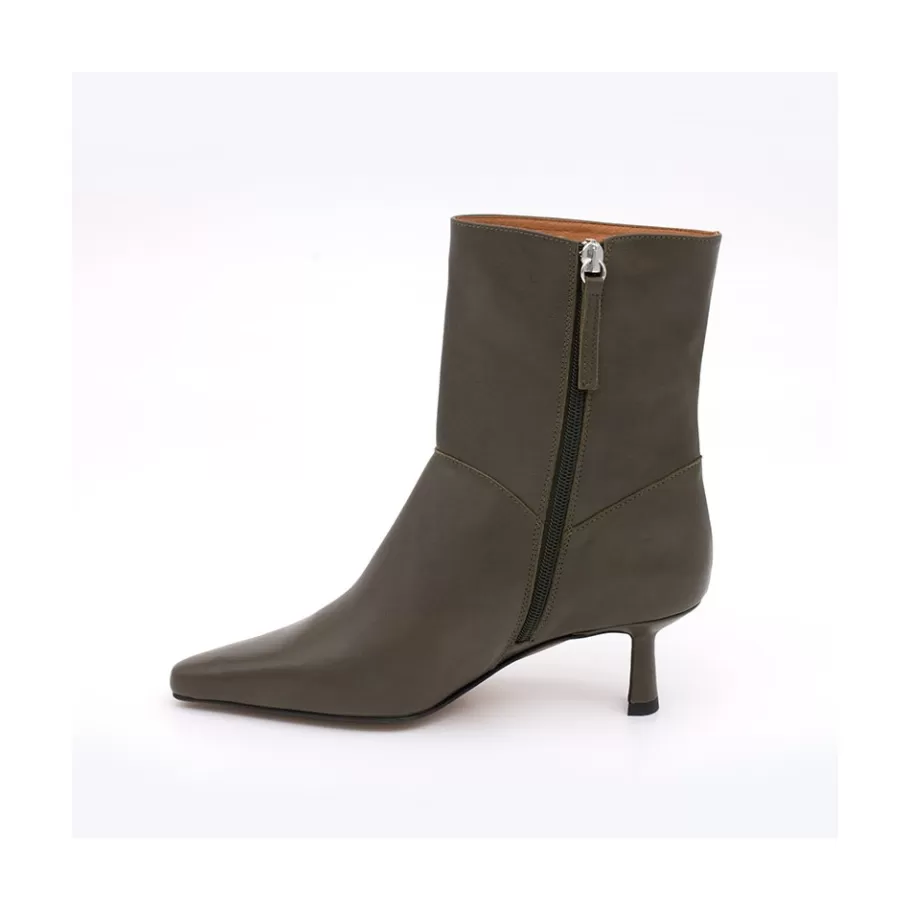 Boots And Booties<Ángel Alarcón Nina - Leather Slow Heel Ankel Boots