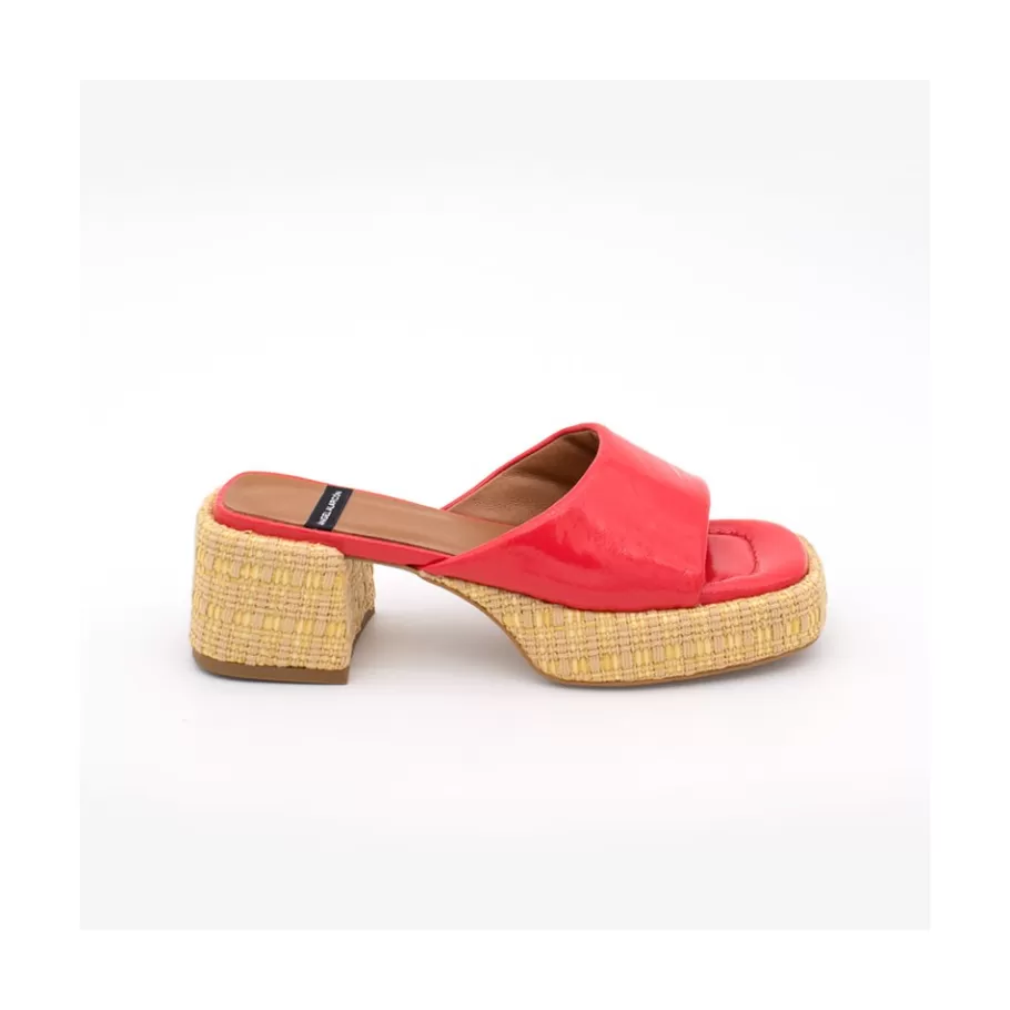 Sandals<Ángel Alarcón Nova - Mule With Wide Heel And Platform