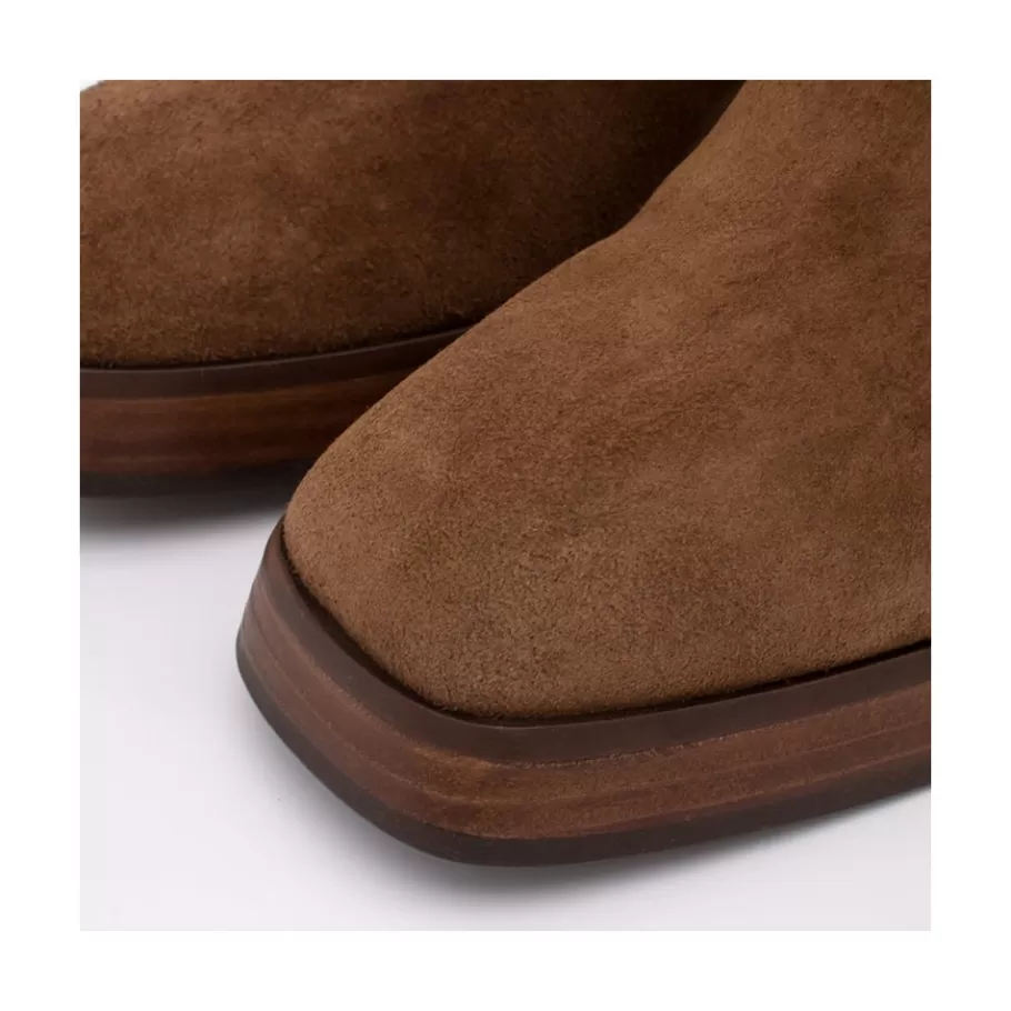 Last Units<Ángel Alarcón Olama - Comfortable Women S Chunky Heels And Platform Suede Boots