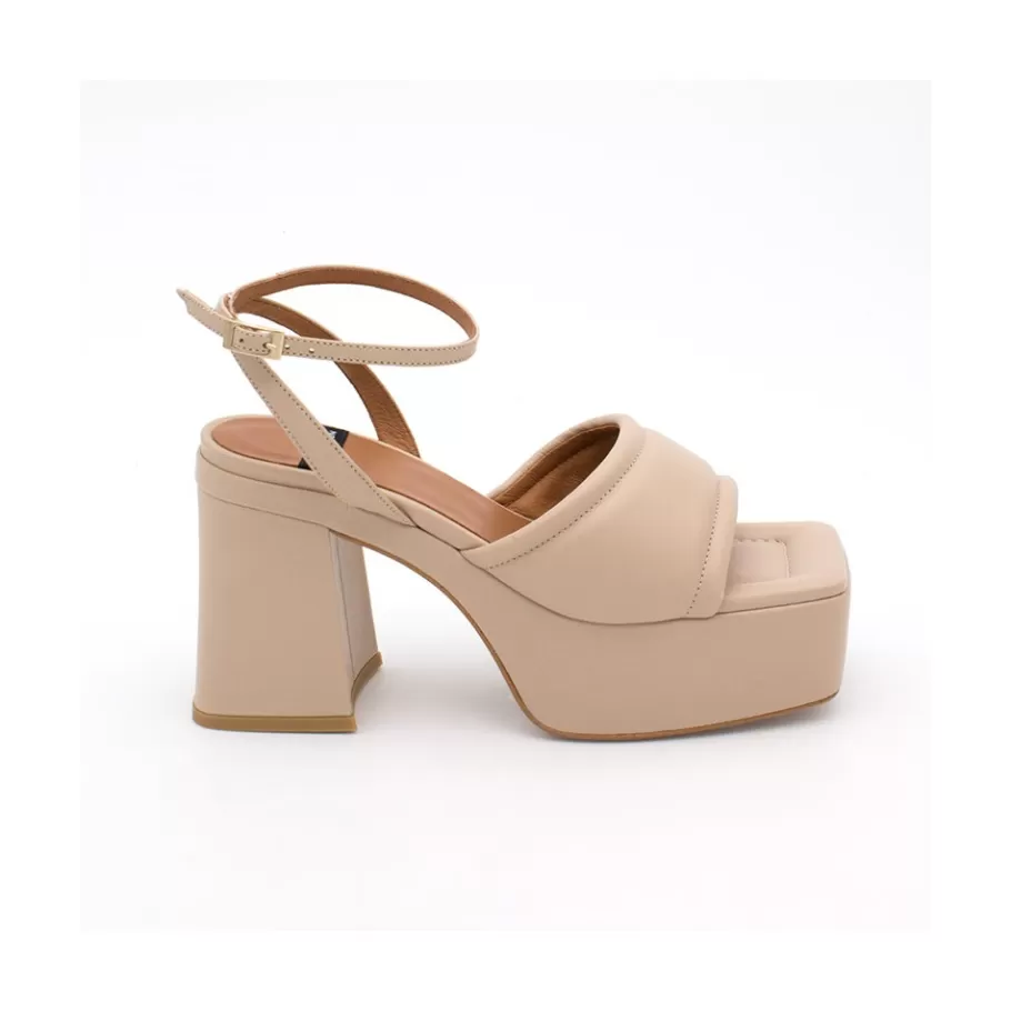 Last Units<Ángel Alarcón Patti - Padded Sandal With Block Heel &Platform