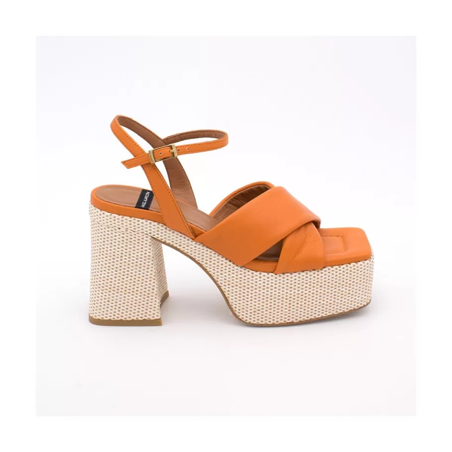 Sandals<Ángel Alarcón Sangalo - Padded Sandal With Block Heel &Platform