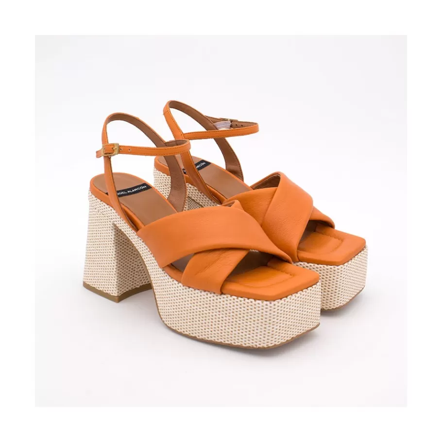 Sandals<Ángel Alarcón Sangalo - Padded Sandal With Block Heel &Platform