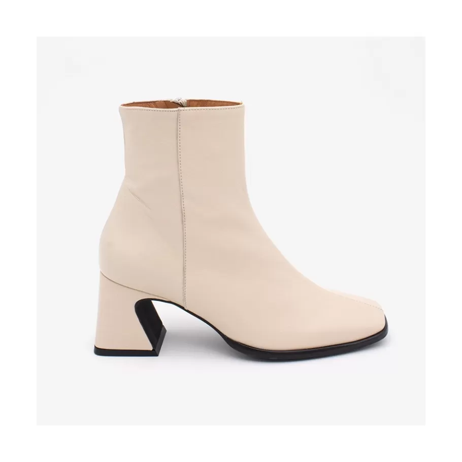 Boots And Booties<Ángel Alarcón Shaba - Women S Booties Made In Leather With Medium Heel