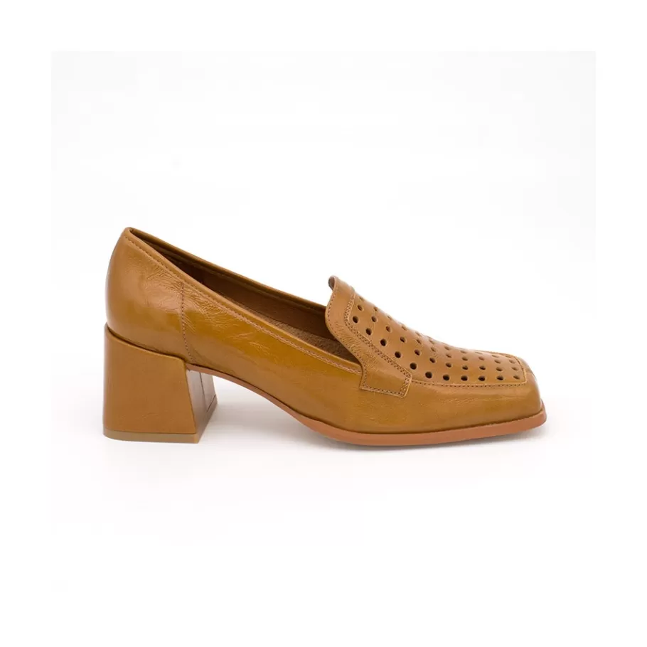 Last Units<Ángel Alarcón Tatum - Leather Heeled Summer Loafer