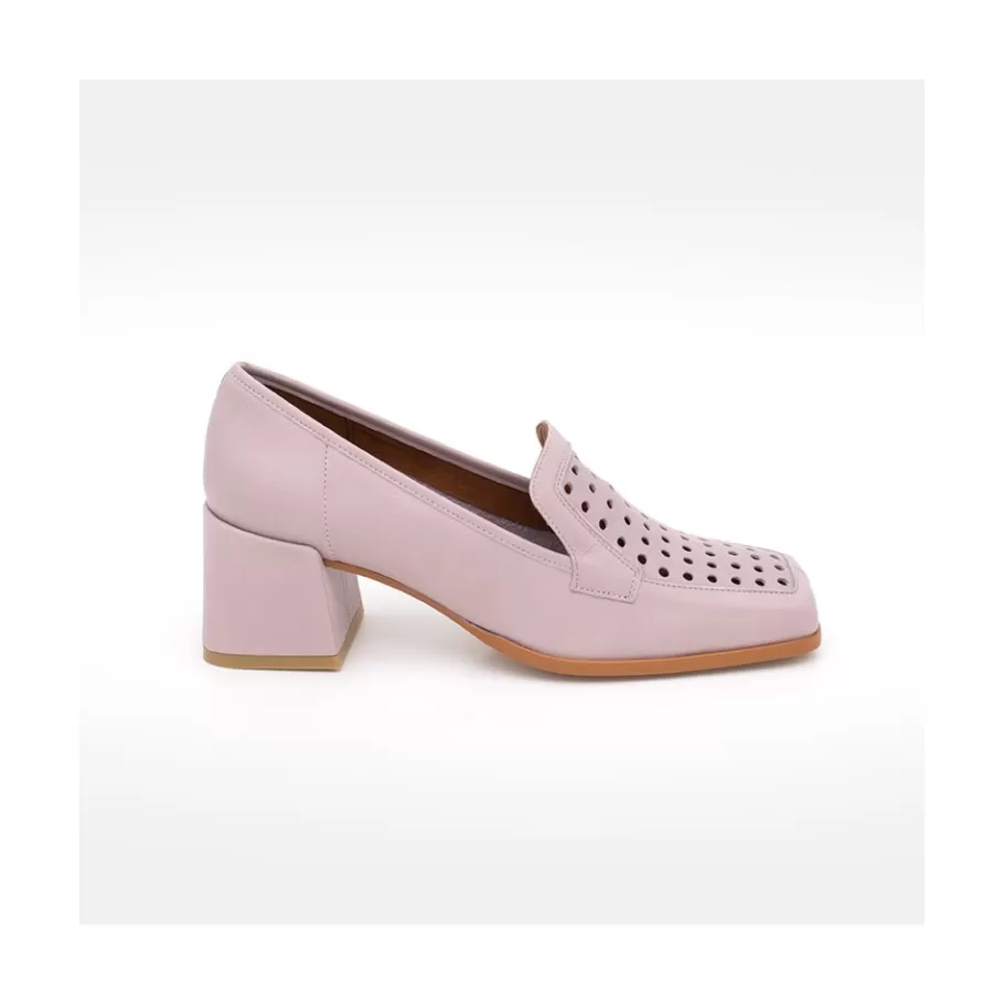 Last Units<Ángel Alarcón Tatum - Leather Heeled Summer Loafer