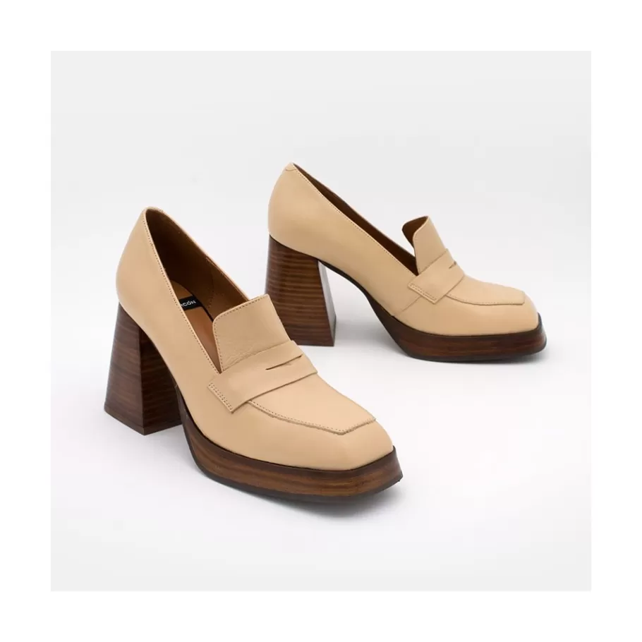 Last Units<Ángel Alarcón Tular - Women S Chunky Heels & Platforms Leather Moccasins