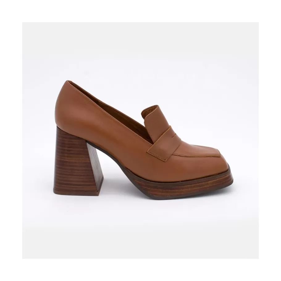 Heeled Shoes<Ángel Alarcón Tular - Women S Chunky Heels & Platforms Leather Moccasins