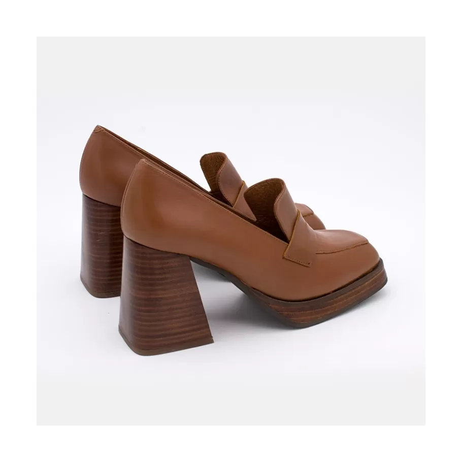 Heeled Shoes<Ángel Alarcón Tular - Women S Chunky Heels & Platforms Leather Moccasins