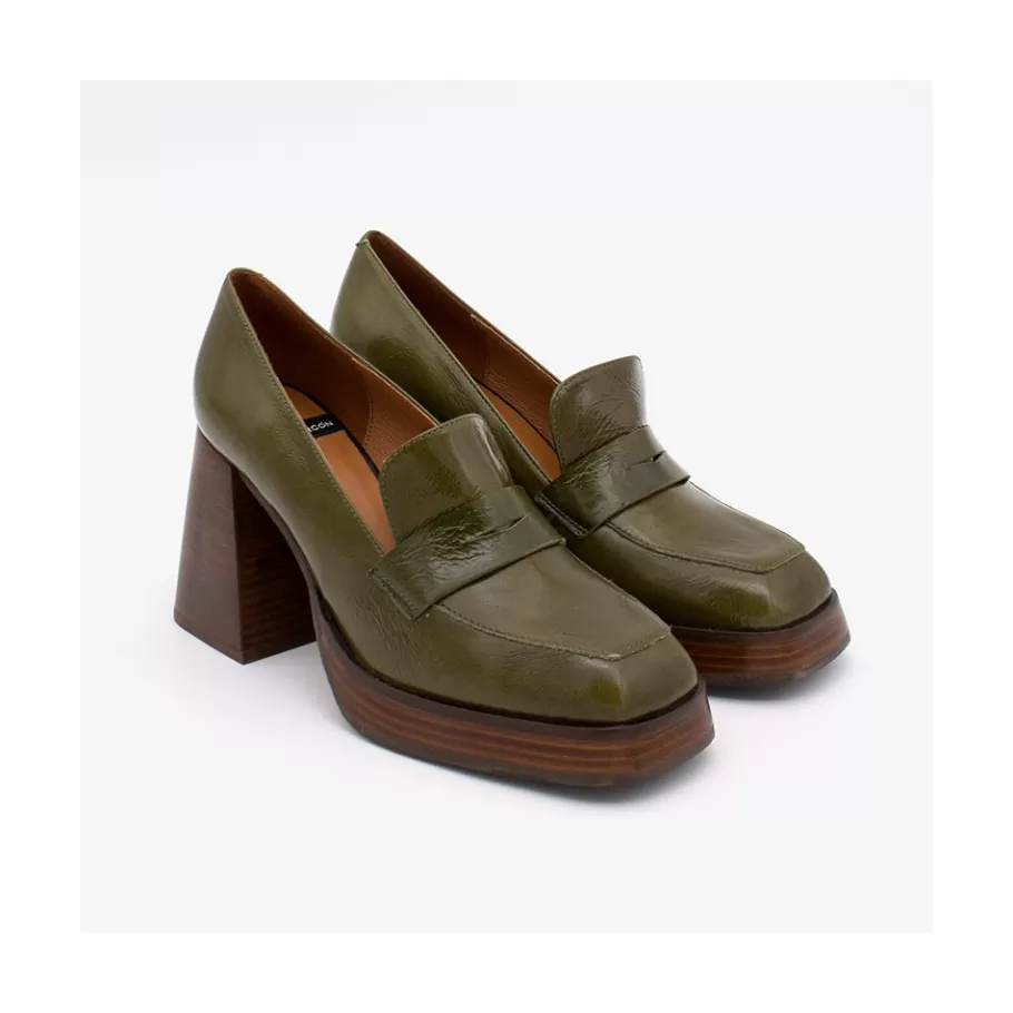 Heeled Shoes<Ángel Alarcón Tular - Women S Chunky Heels & Platforms Leather Moccasins