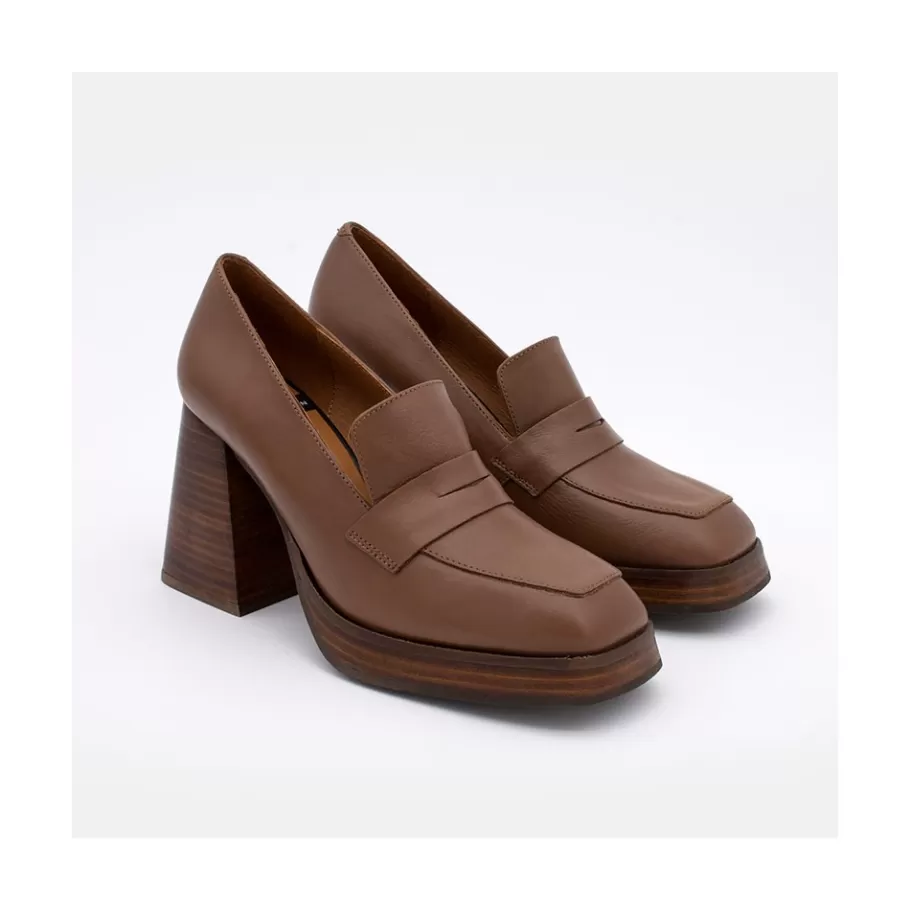Heeled Shoes<Ángel Alarcón Tular - Women S Chunky Heels & Platforms Leather Moccasins