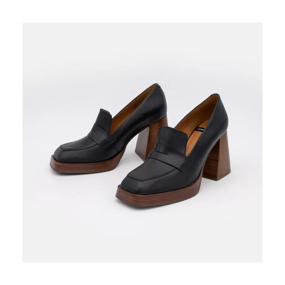 Heeled Shoes<Ángel Alarcón Tular - Women S Chunky Heels & Platforms Leather Moccasins