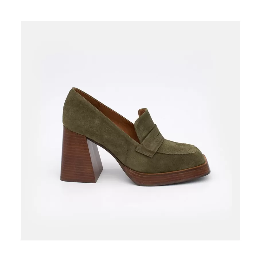 Heeled Shoes<Ángel Alarcón Tular - Women S Chunky Heels & Platforms Suede Moccasins