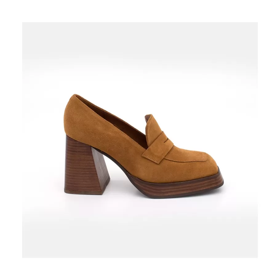 Last Units<Ángel Alarcón Tular - Women S Chunky Heels & Platforms Suede Moccasins