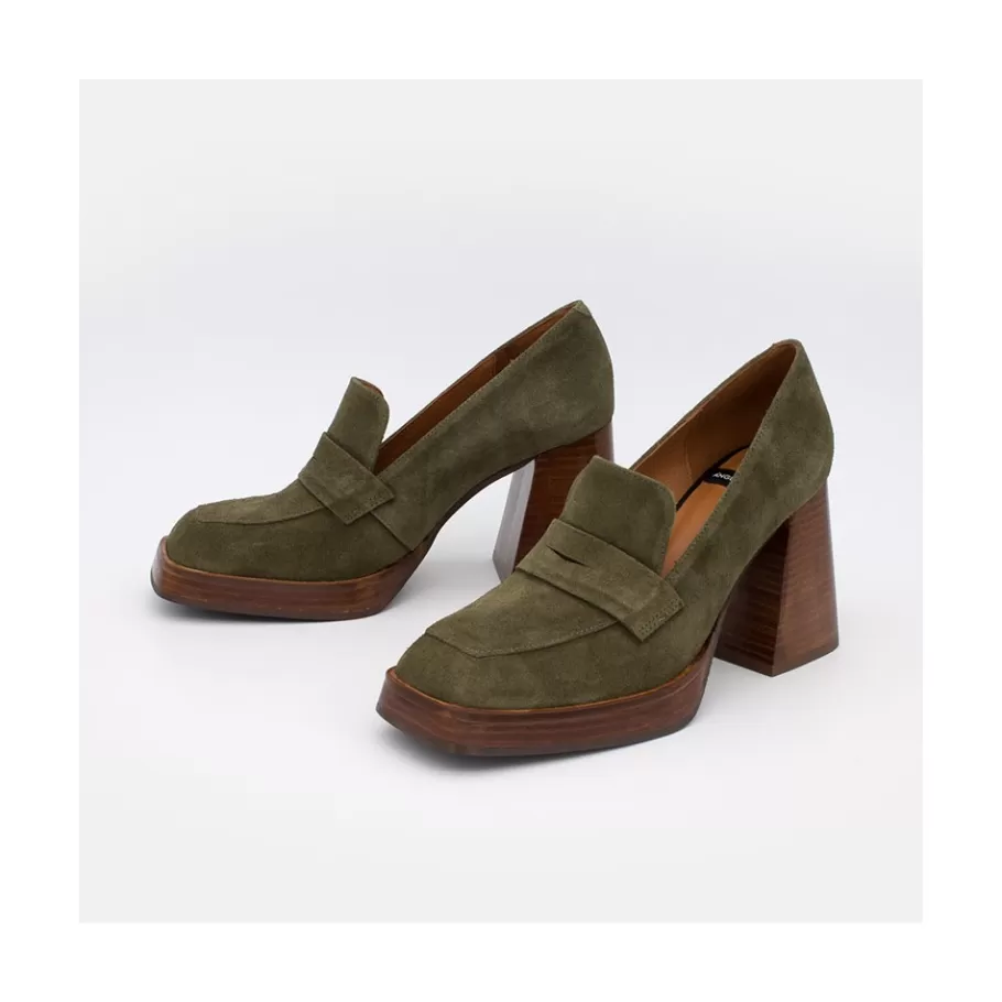 Heeled Shoes<Ángel Alarcón Tular - Women S Chunky Heels & Platforms Suede Moccasins