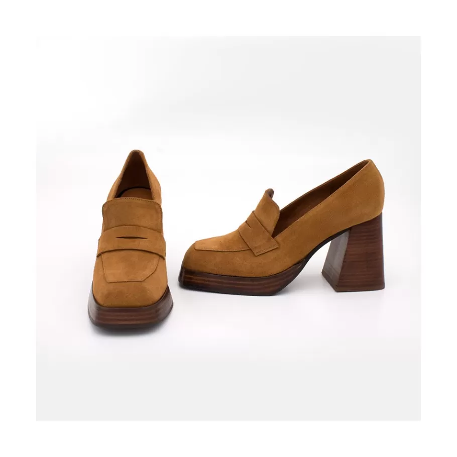 Last Units<Ángel Alarcón Tular - Women S Chunky Heels & Platforms Suede Moccasins