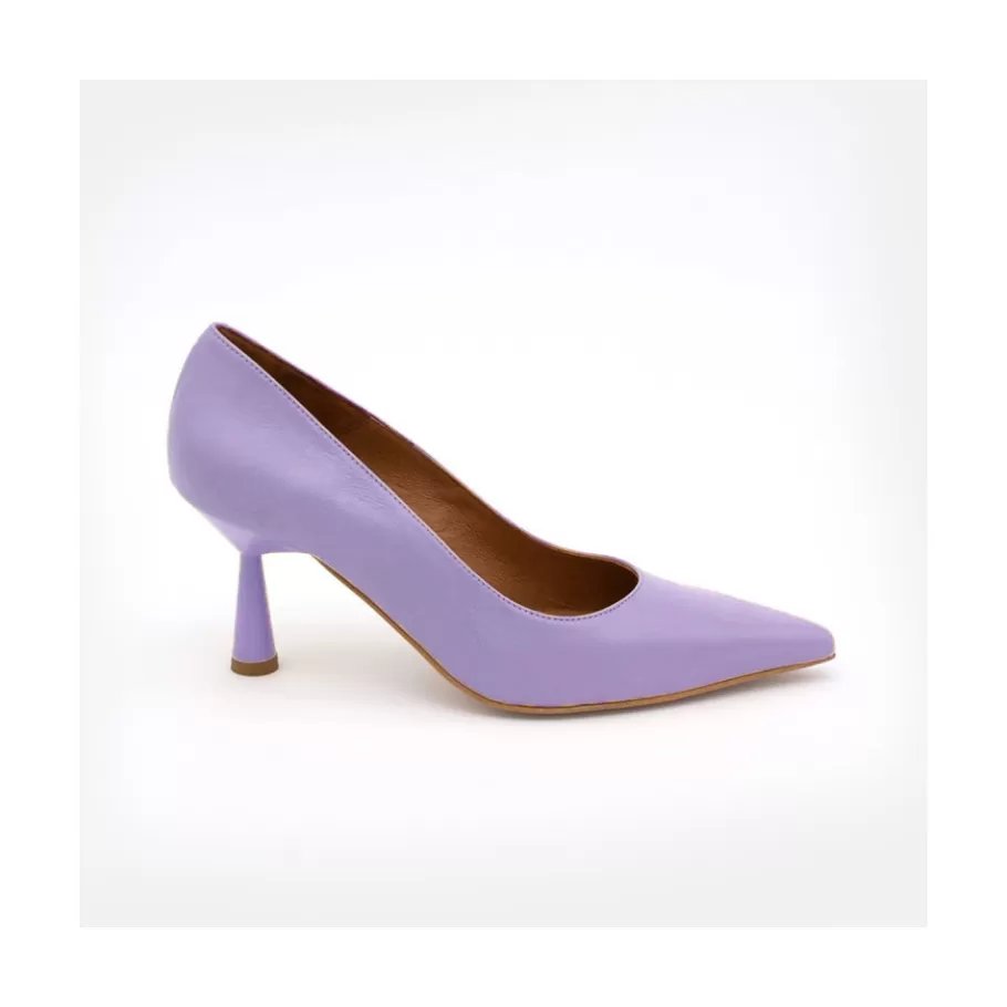 Pumps And High Heels<Ángel Alarcón Vega - Lether Stiletto With A Round Conical Heel Design