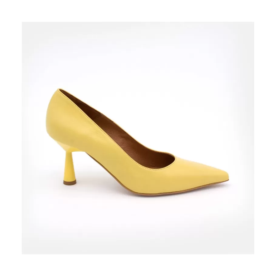 Pumps And High Heels<Ángel Alarcón Vega - Lether Stiletto With A Round Conical Heel Design