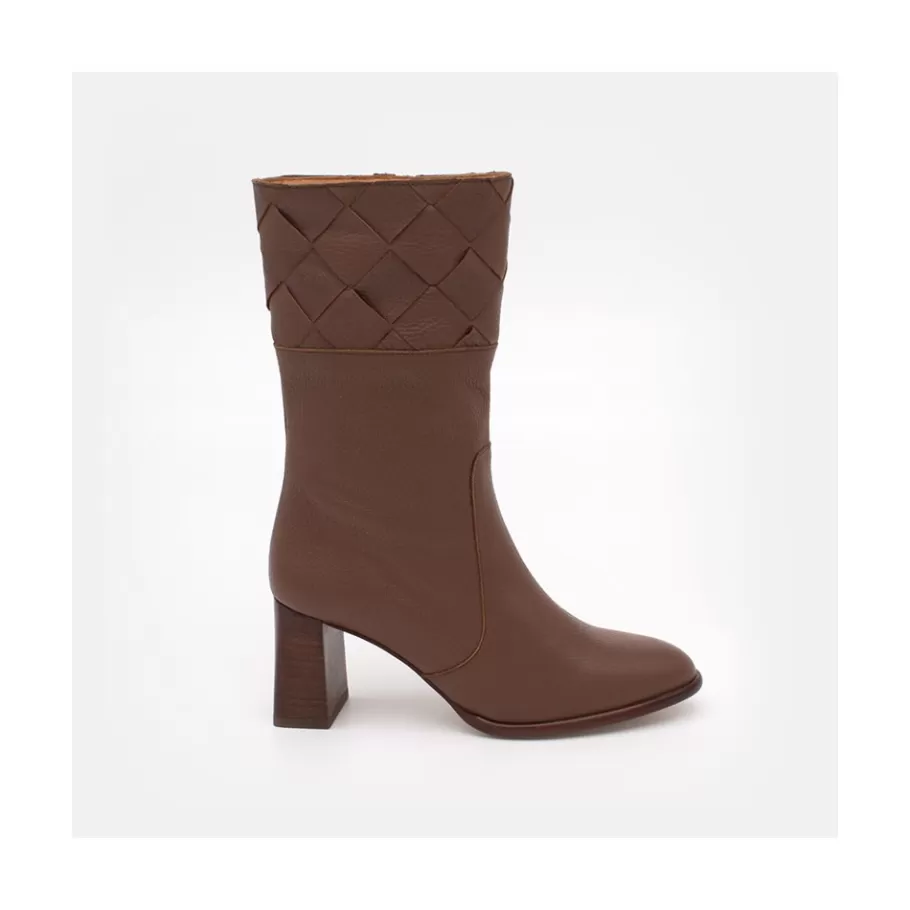 Last Units<Ángel Alarcón Xaya - Leather Heels Booties