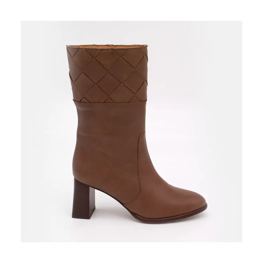 Last Units<Ángel Alarcón Xaya - Leather Heels Booties