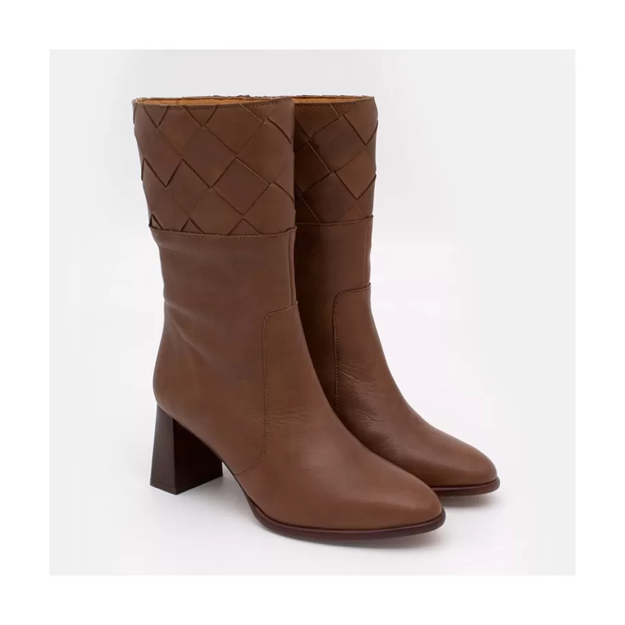 Last Units<Ángel Alarcón Xaya - Leather Heels Booties