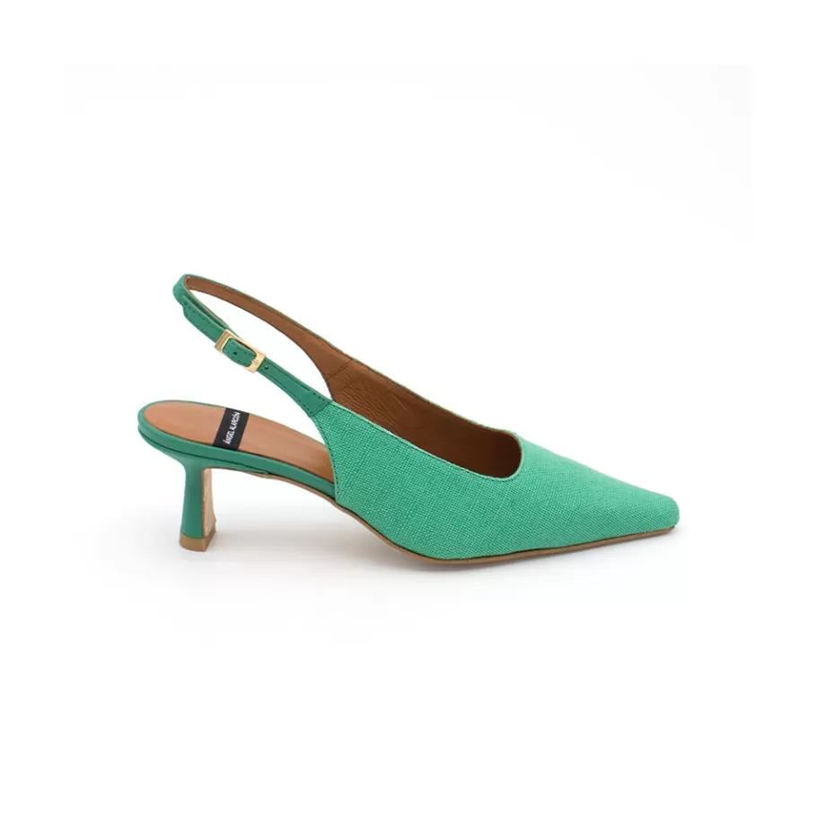 Heeled Shoes<Ángel Alarcón Yakida - Comfortable Leather & Textile Heeled Shoes
